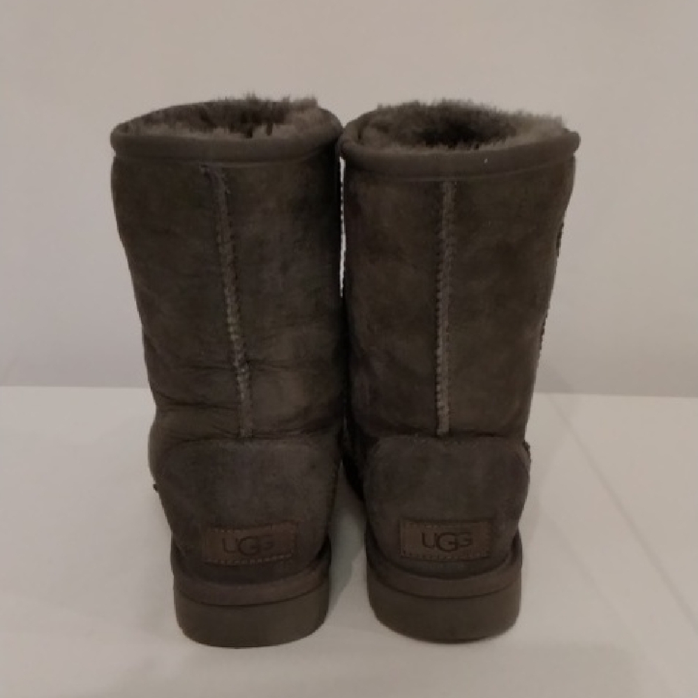 UGG Dark Gray Shearling Boots